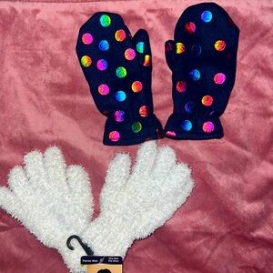 Kids Winter Gloves (Mittens) Set of 2, Size XS/S